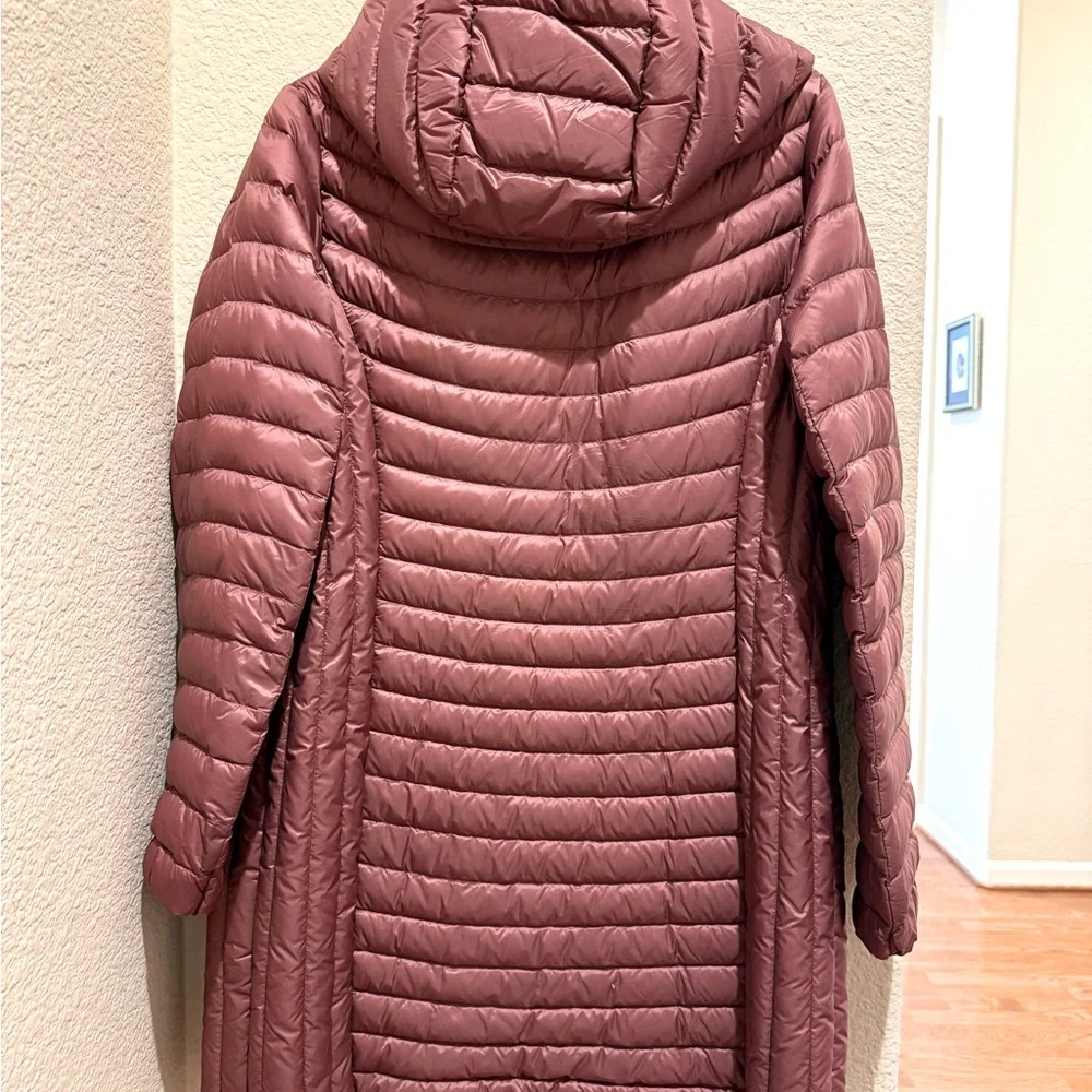 32 Degrees Mauve Quilted Hooded Puffer Coat